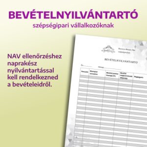 Bevételnyilvántartó NAV ellenőrzéshez