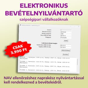 Elektronikus bevételnyilvántartó NAV ellenőrzéshez