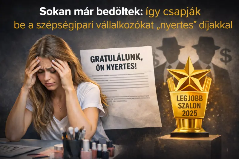 Sokan már bedőltek - így csapják be a szépségipari vállalkozókat nyertes díjakkal