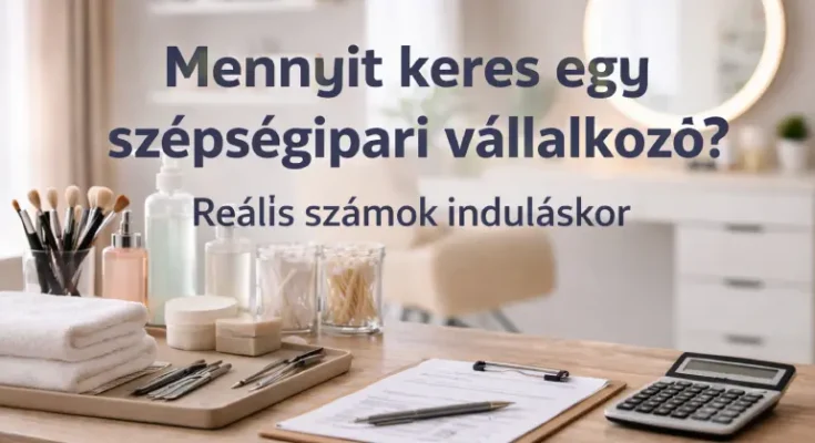 Mennyit keres egy szépségipari vállalkozó? Reális számok induláskor