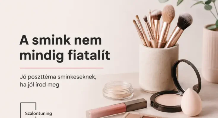 A smink nem mindig fiatalít – jó poszttéma sminkeseknek, ha jól írod meg