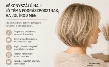 Vékonyszálú haj: jó téma fodrászposztnak, ha jól írod meg Vékonyszálú haj: jó téma fodrászposztnak, ha jól írod meg