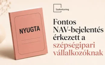 Fontos NAV-bejelentés érkezett a szépségipari vállalkozóknak
